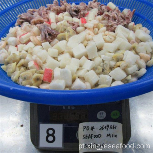 Pratos de frutos do mar congelados IQF Seafood Mix